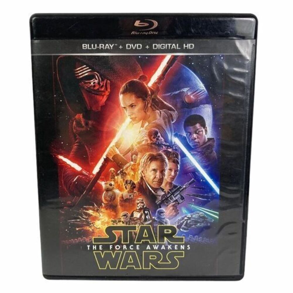 Star Wars The Force Awakens Blu-ray DVD Bonus Disc 3-Disc Set Digital HD